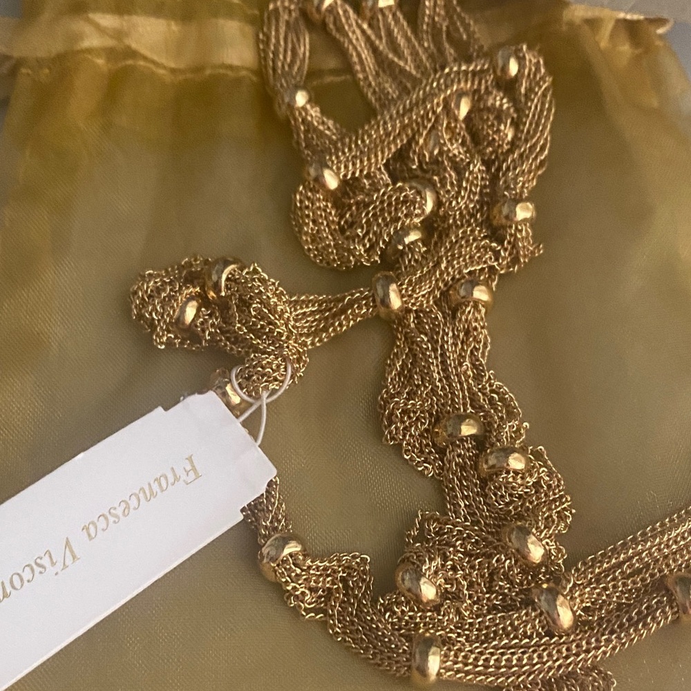Elegant Gold Chain Necklace - Picture 2 of 2